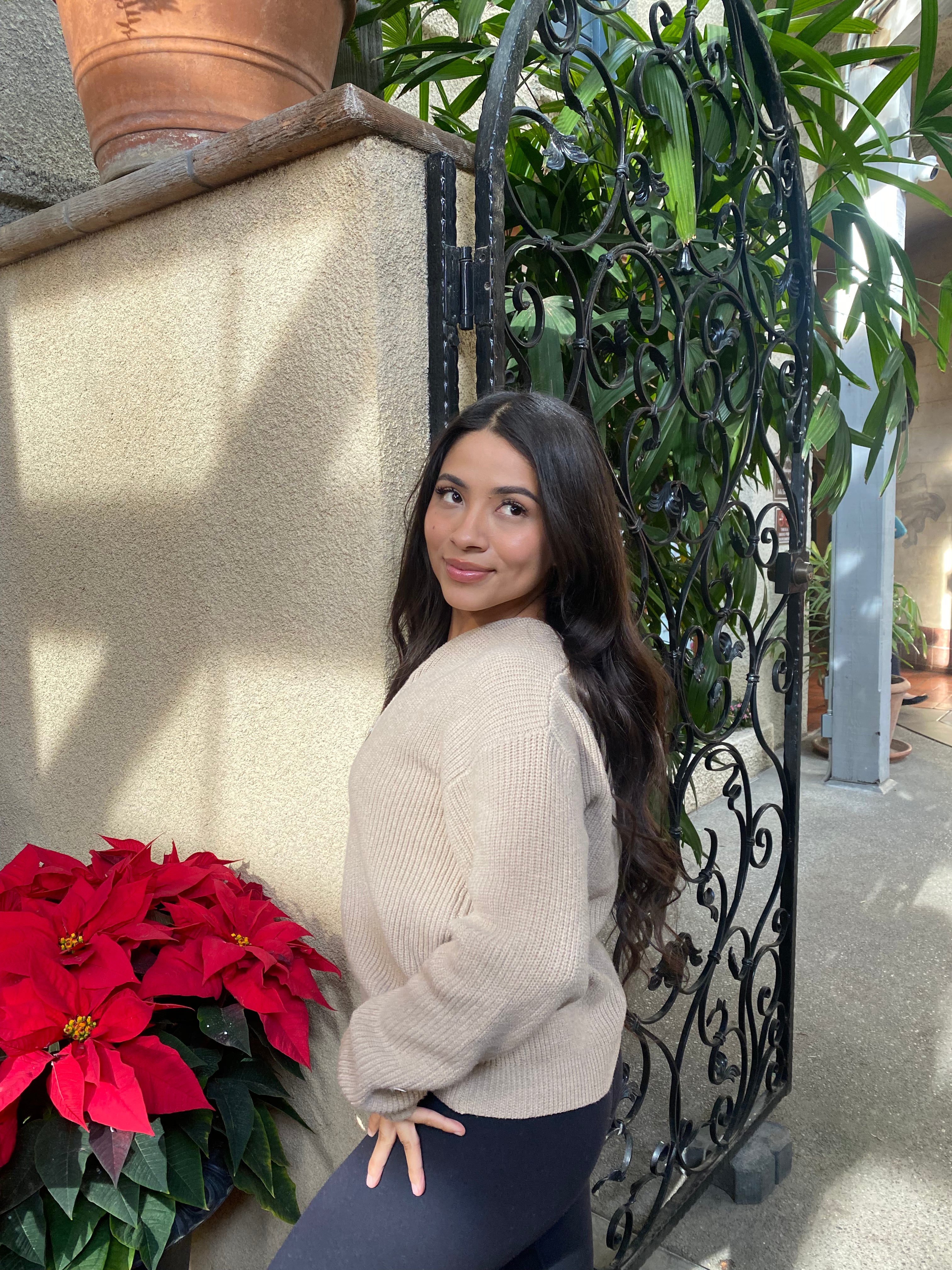Knitted Long Sleeve Sweater