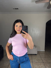 Butter Short Sleeve (Light Pink)
