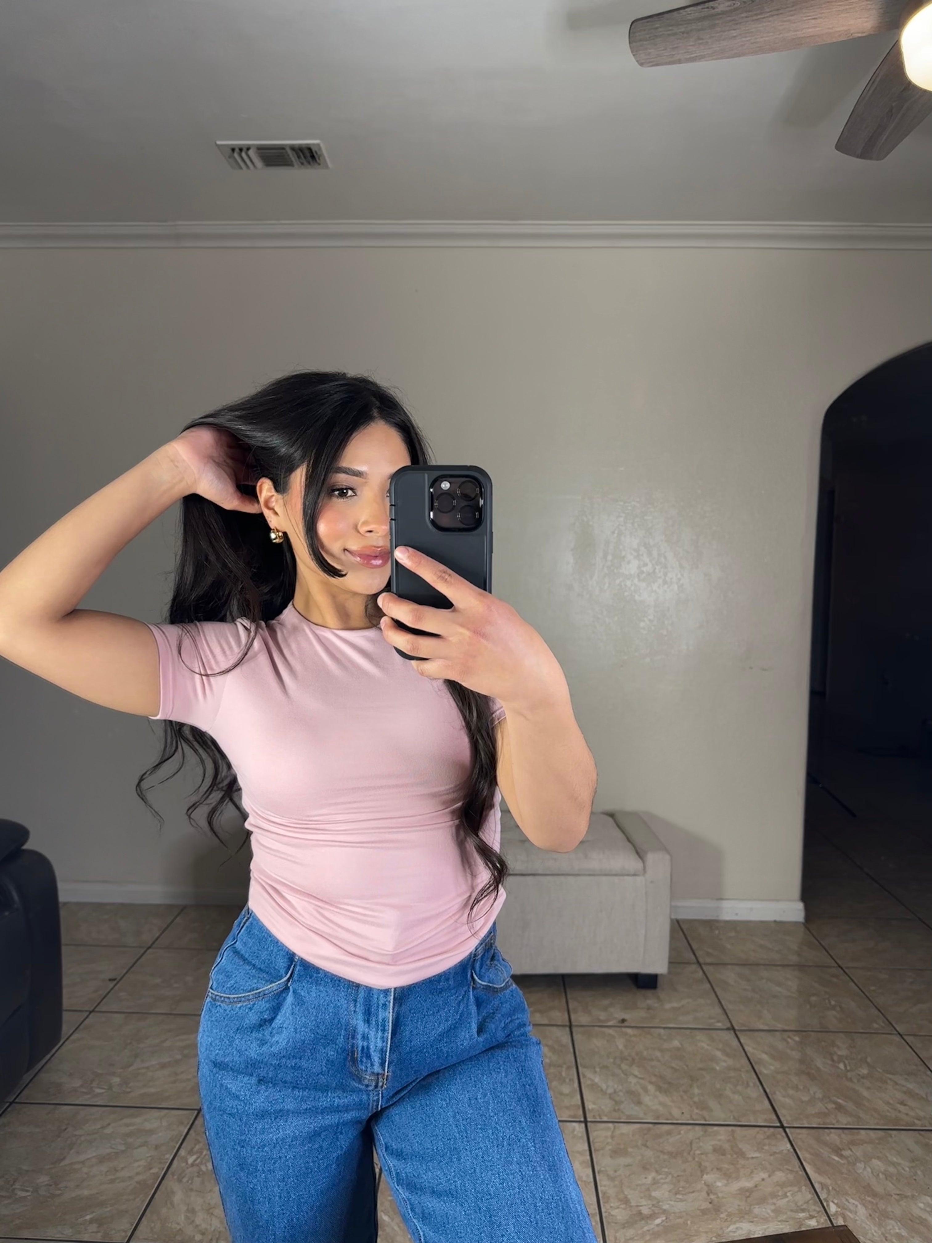 Butter Short Sleeve (Dusty Rose)