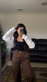 Chocolate Utility Cargo Pants