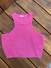 Flower Girl Crochet Top (Pink)