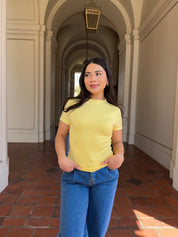 Butter Short Sleeve (Soft Yellow)