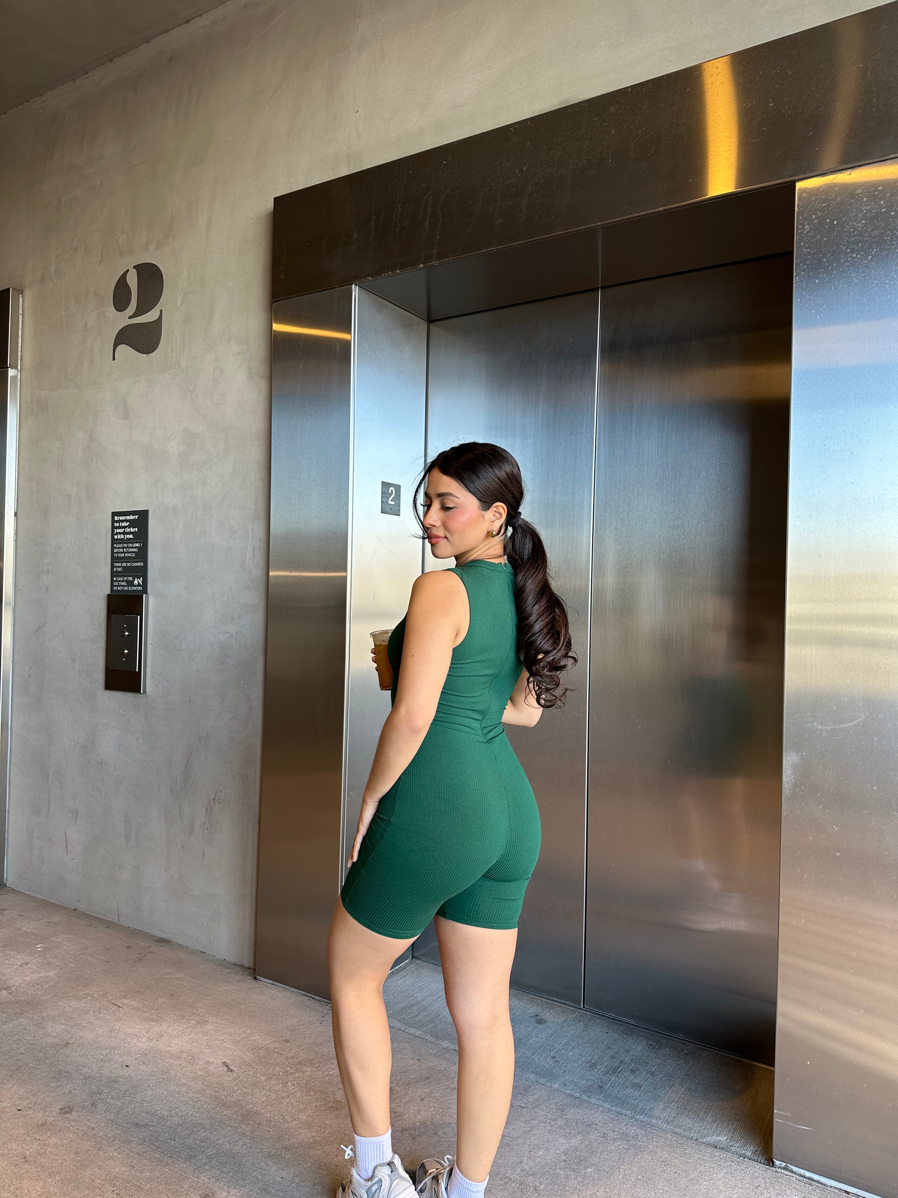 Kourt Jumpsuit (Hunter Green)
