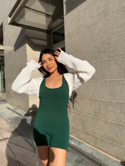 Emerald Comfy Romper