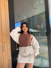 Minimal Cargo Skirt