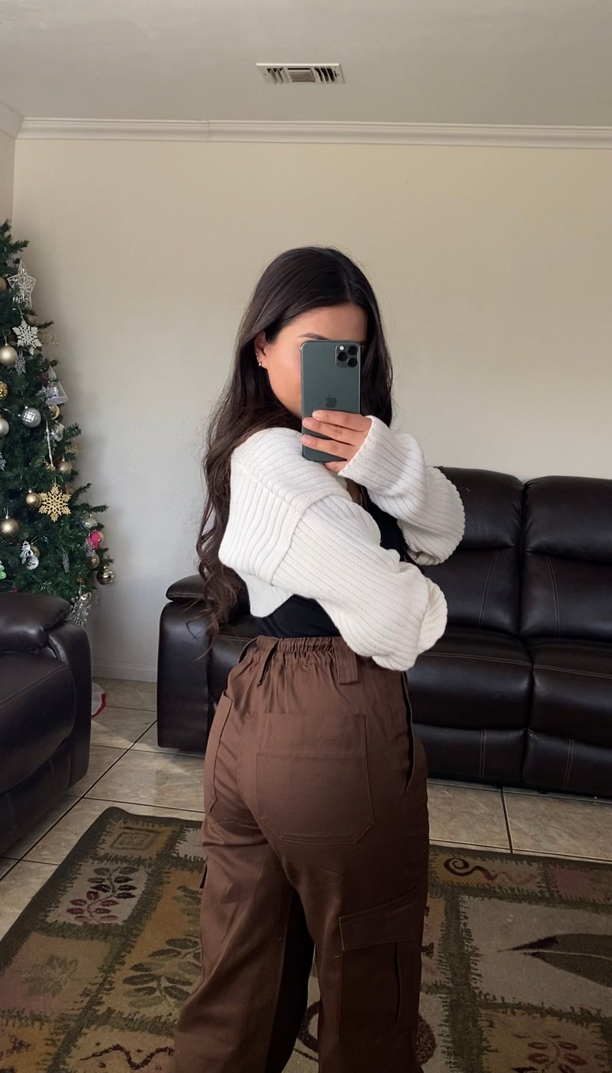 Chocolate Utility Cargo Pants