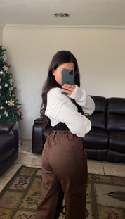 Chocolate Utility Cargo Pants