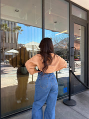 High Waisted Denim Mom Jeans