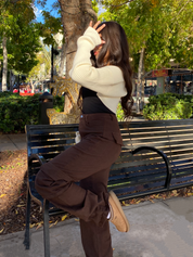 Hot Chocolate Utility Cargo Pants