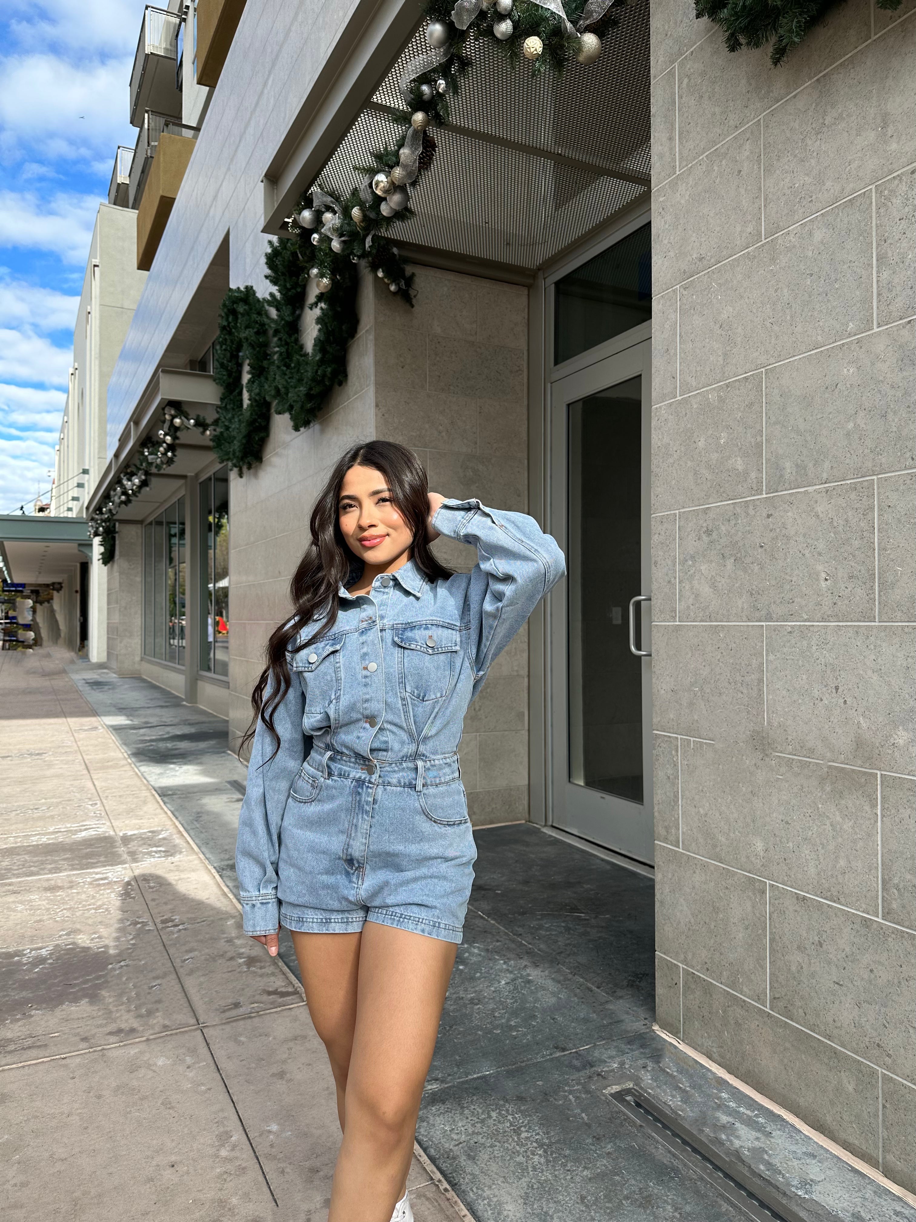 Rhode Denim Jumpsuit