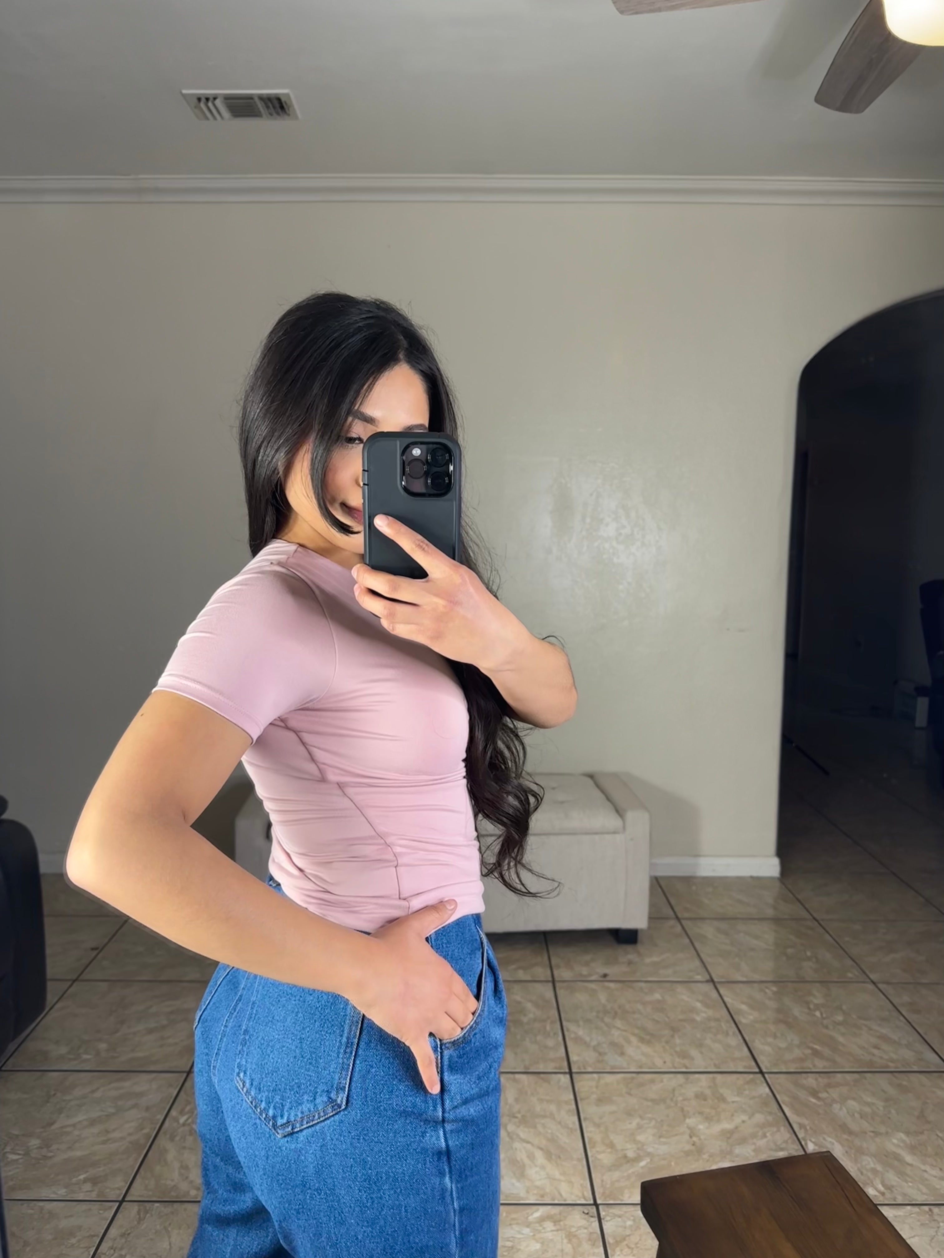 Butter Short Sleeve (Dusty Rose)